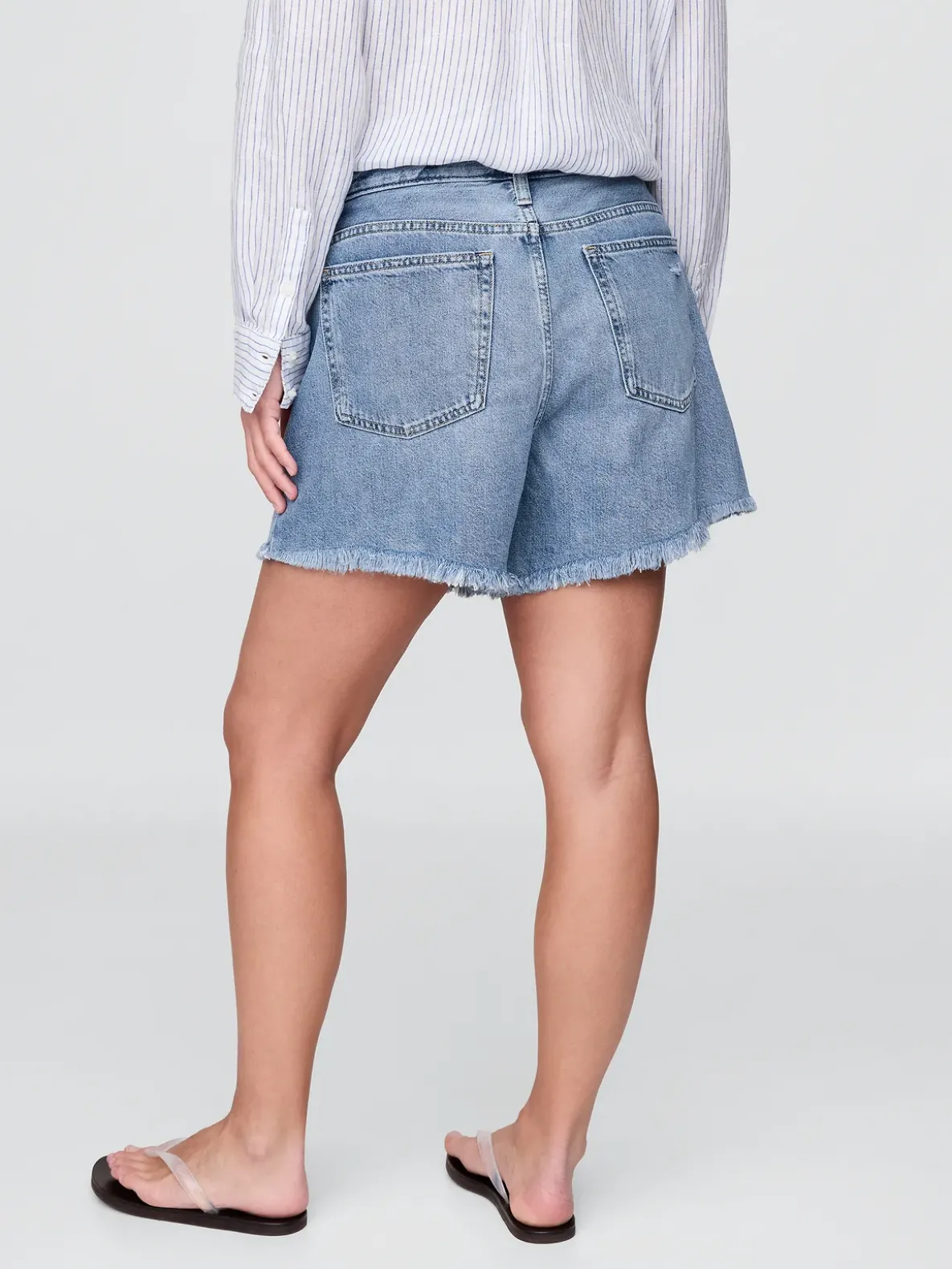 4" Mid Rise UltraSoft Relaxed Cutoff Shorts