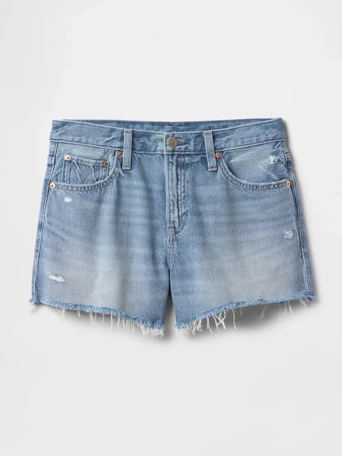 4" Mid Rise UltraSoft Relaxed Cutoff Shorts