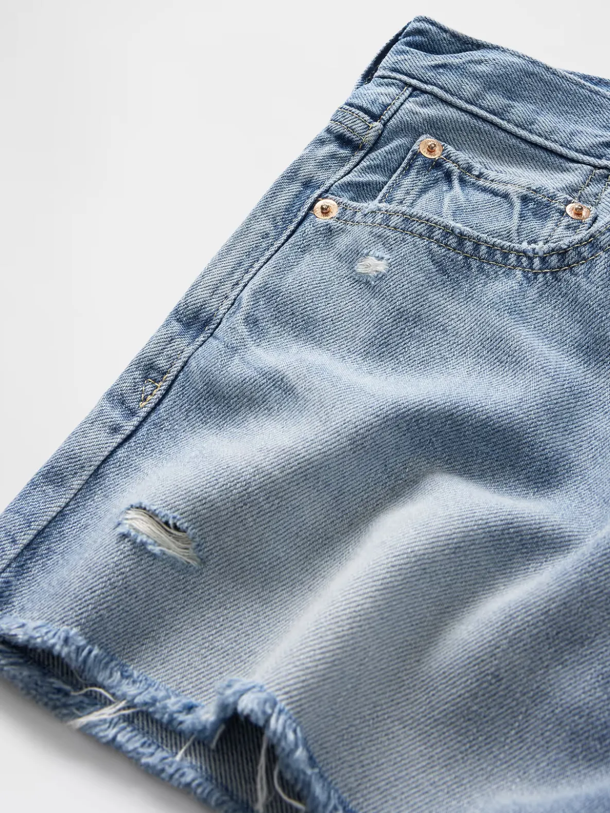 4" Mid Rise UltraSoft Relaxed Cutoff Shorts