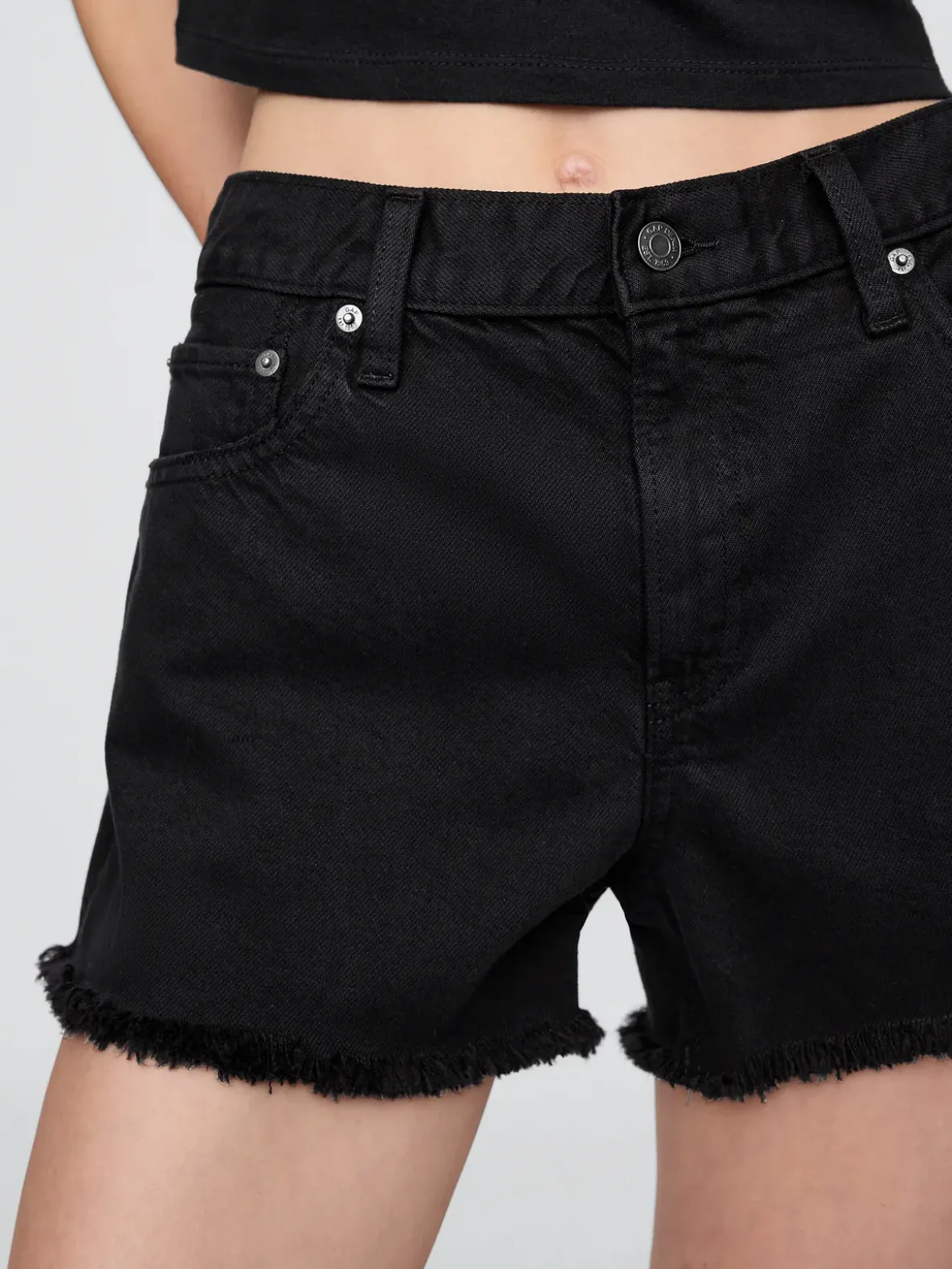 4" Mid Rise UltraSoft Relaxed Cutoff Shorts