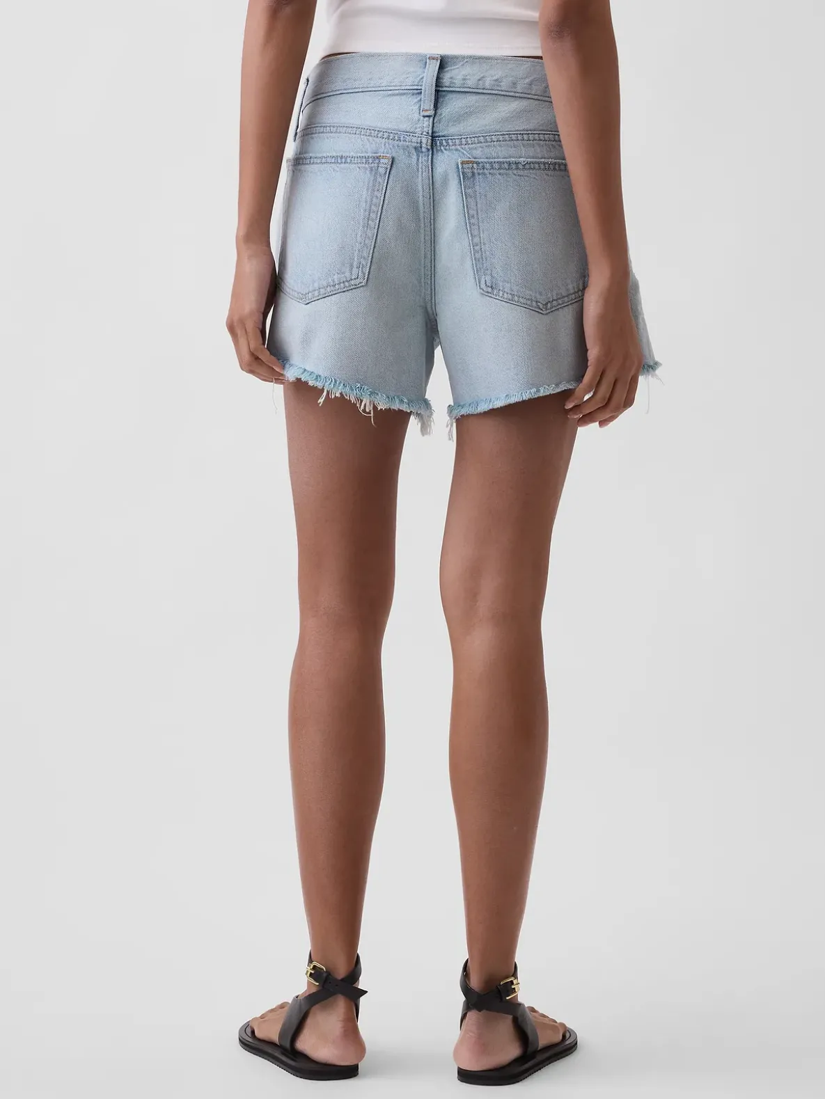 4" Mid Rise UltraSoft Relaxed Cutoff Shorts