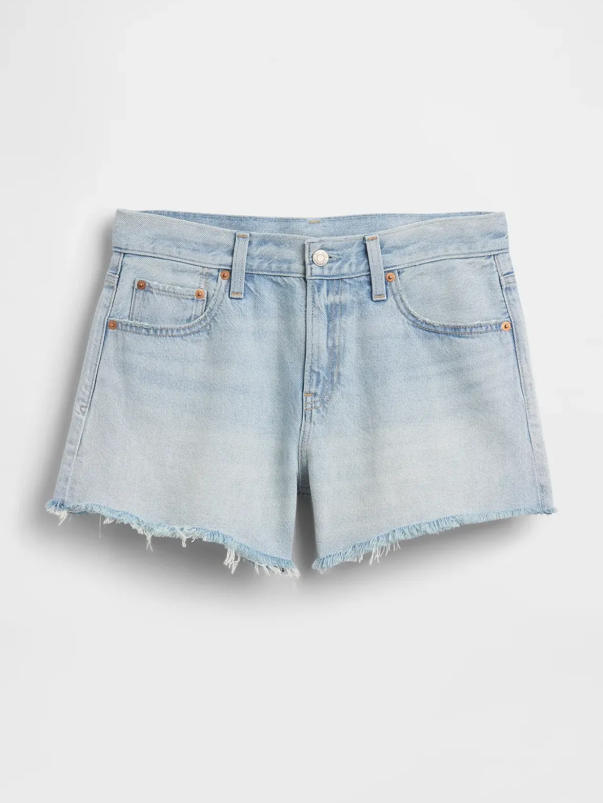 4" Mid Rise UltraSoft Relaxed Cutoff Shorts