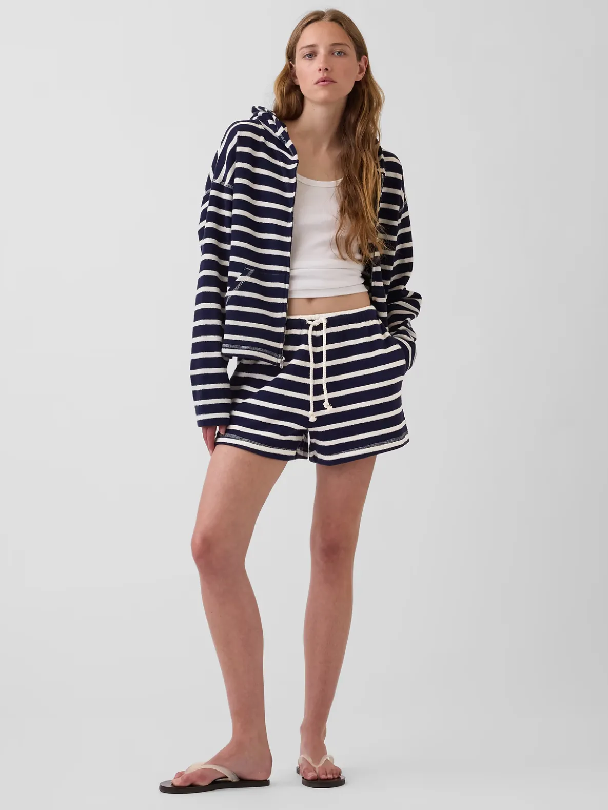 3.5" Towel Terry Relaxed Easy Shorts
