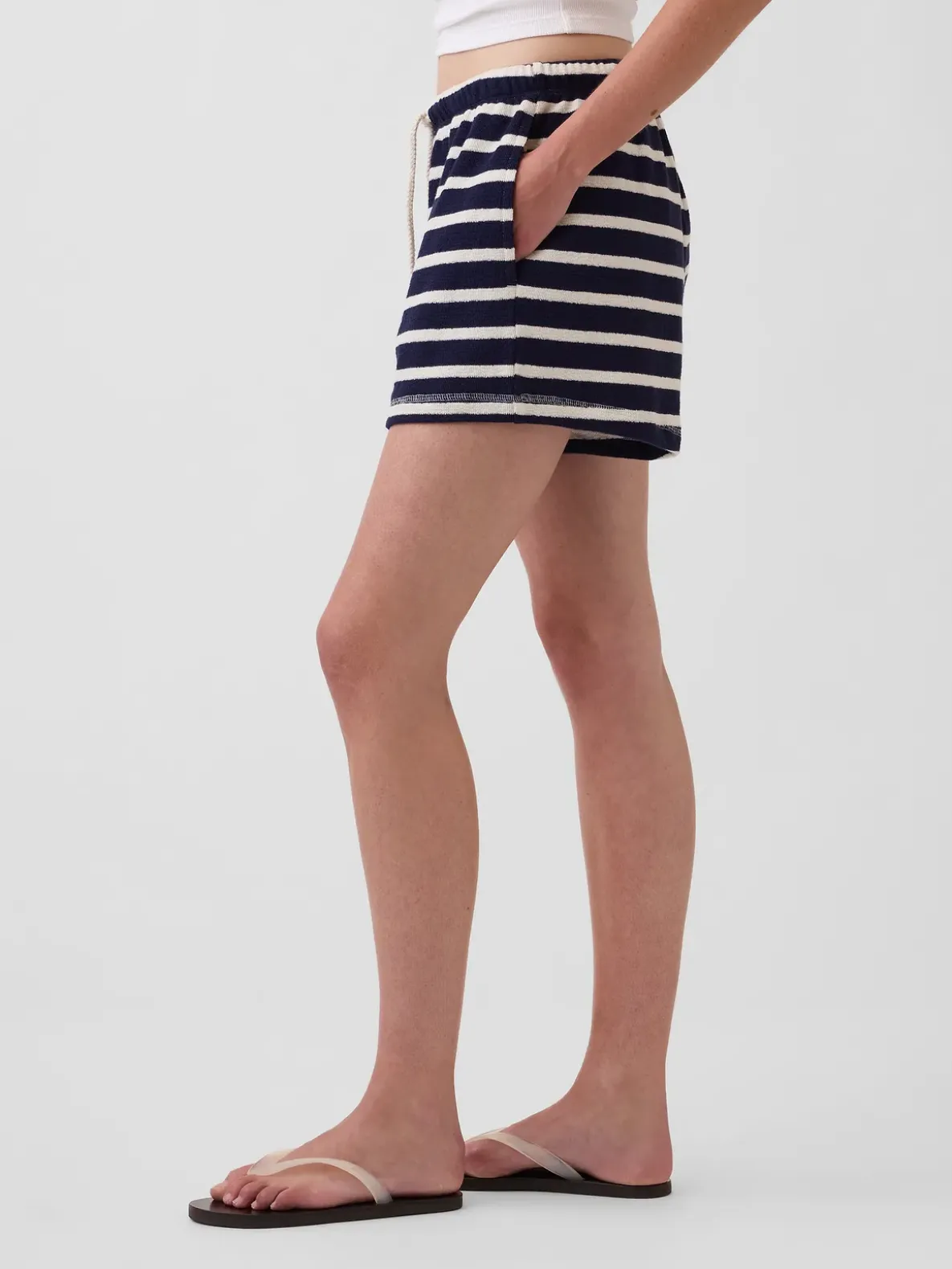 3.5" Towel Terry Relaxed Easy Shorts