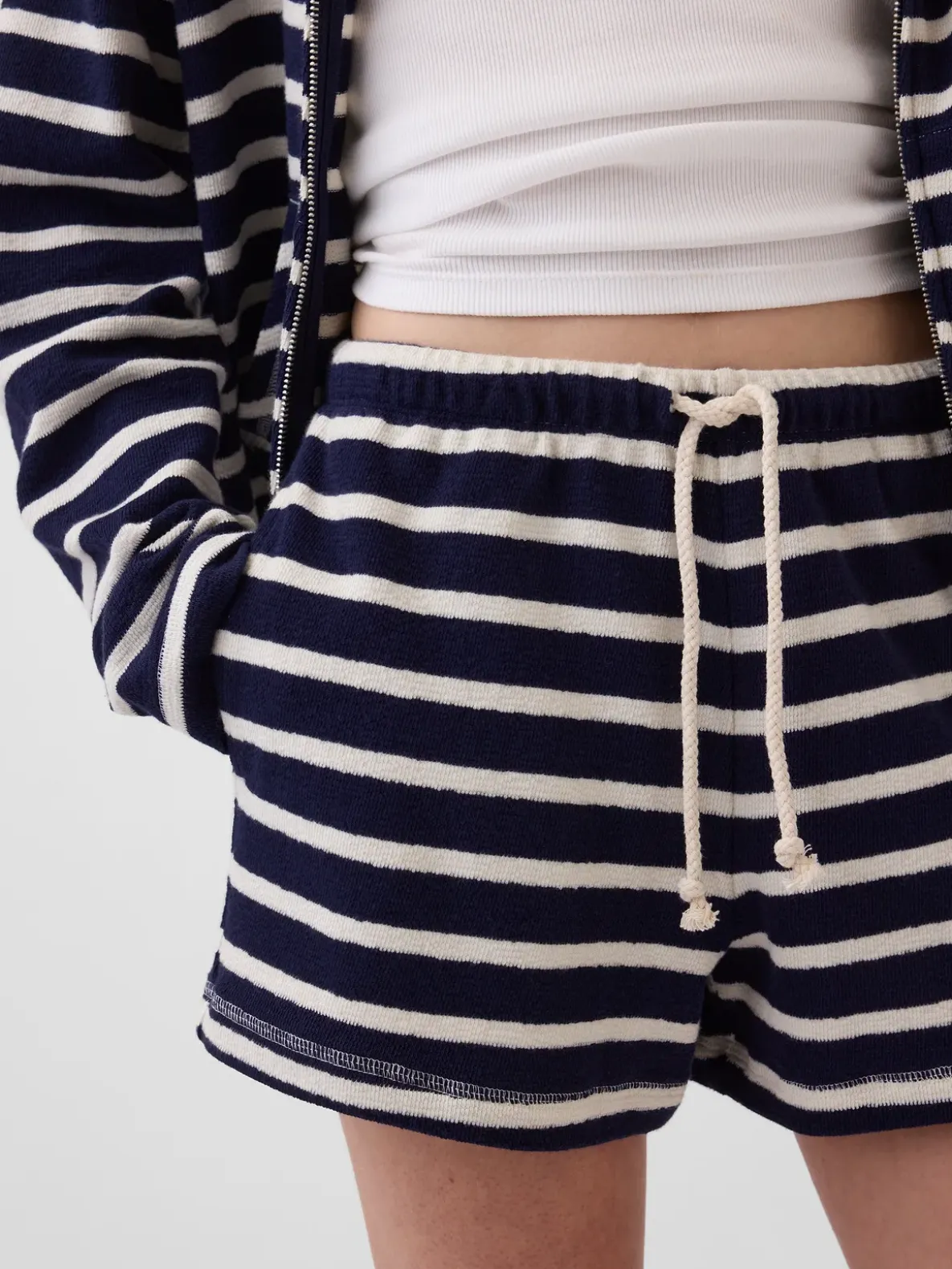 3.5" Towel Terry Relaxed Easy Shorts