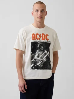 AC/DC Relaxed Graphic T-Shirt