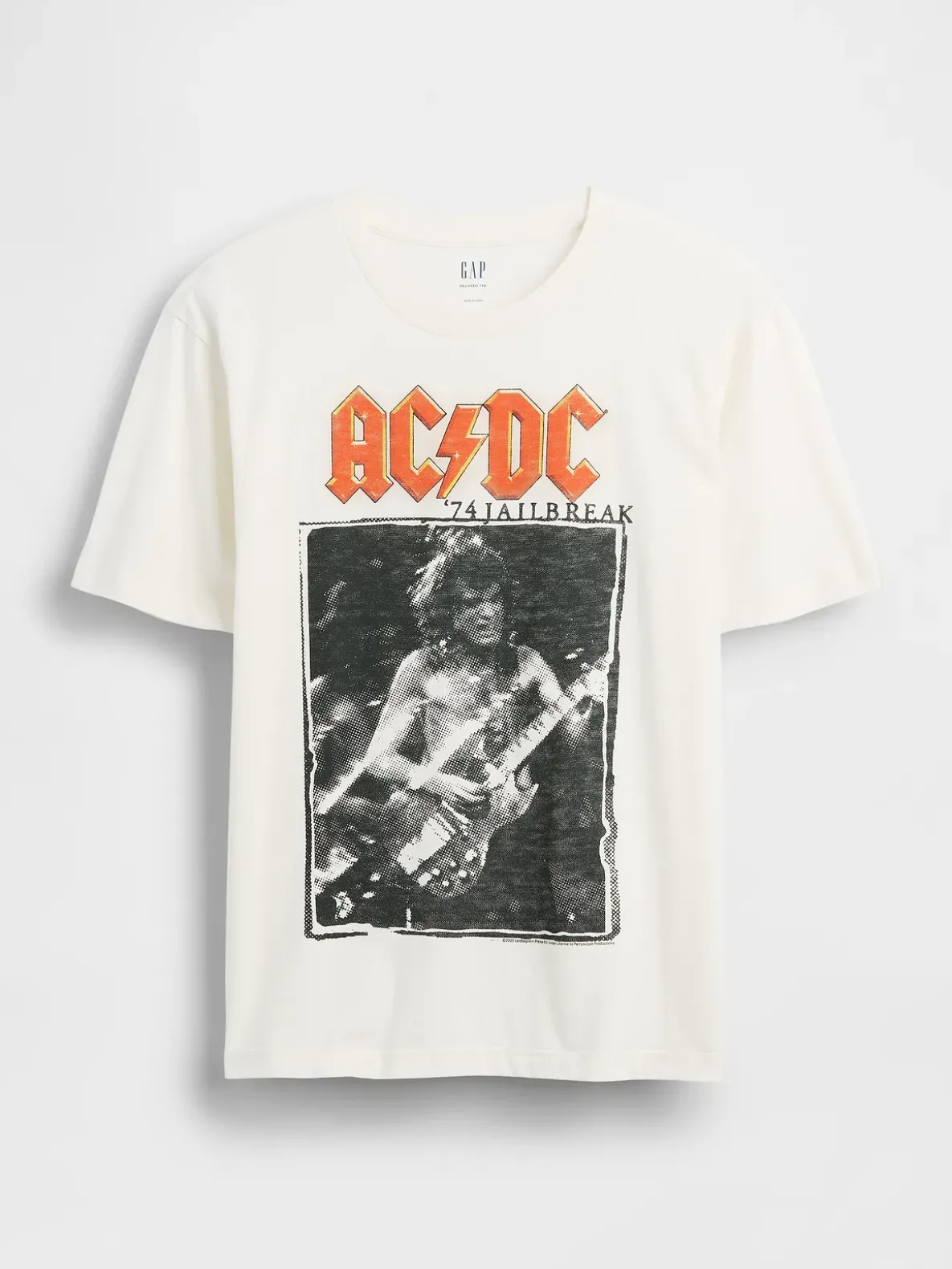 AC/DC Relaxed Graphic T-Shirt