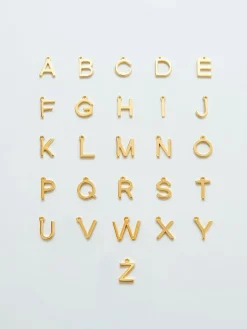 Admiral Row Gold Dainty Initial Necklace