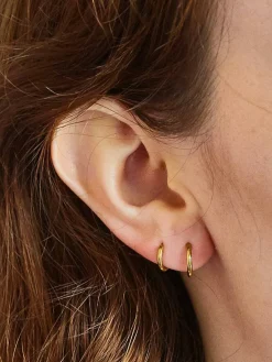 Admiral Row Mini Hoop Earrings Double Pack