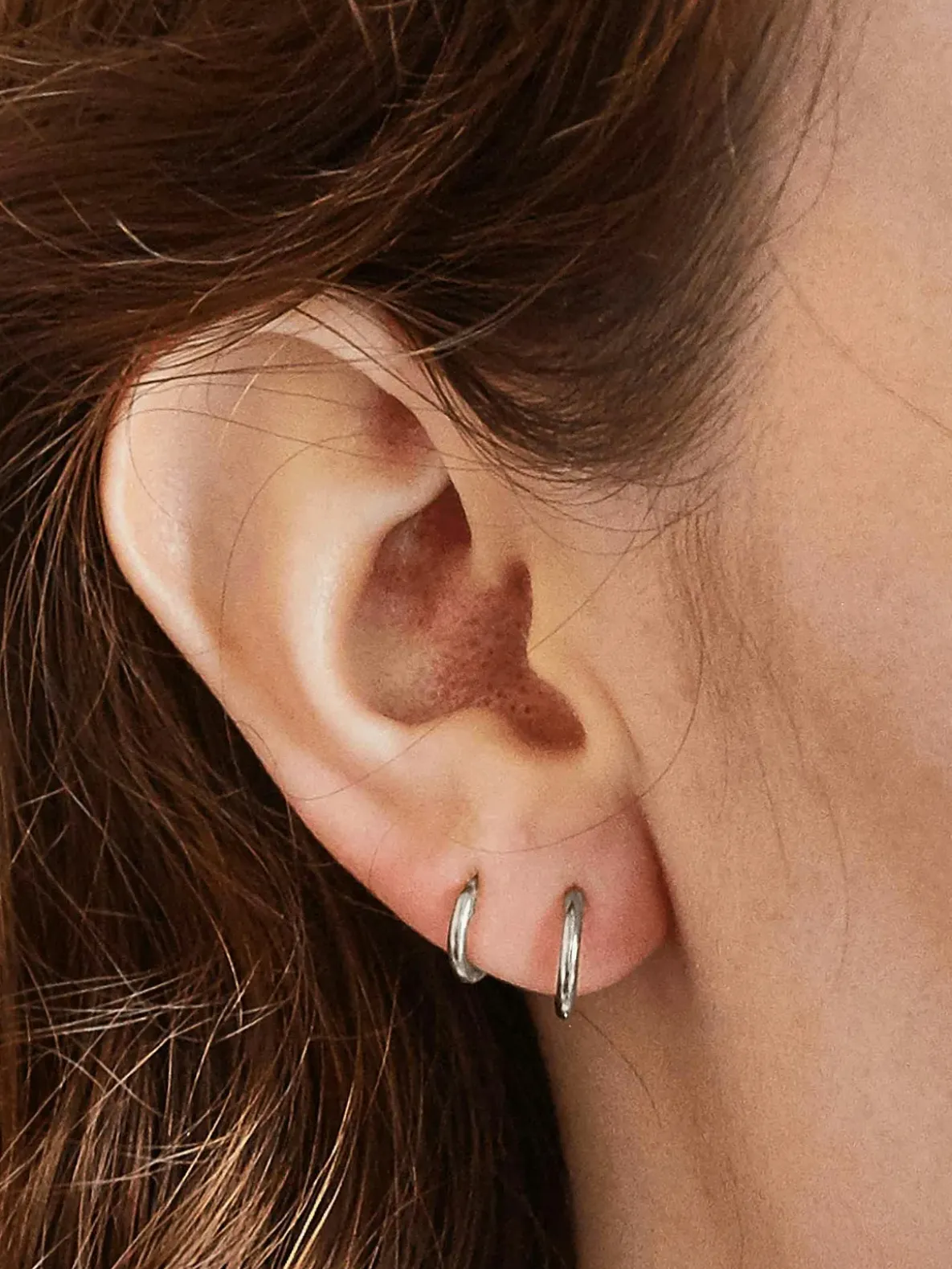 Admiral Row Mini Hoop Earrings Double Pack