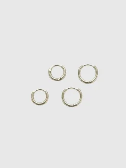 Admiral Row Mini Hoop Earrings Double Pack