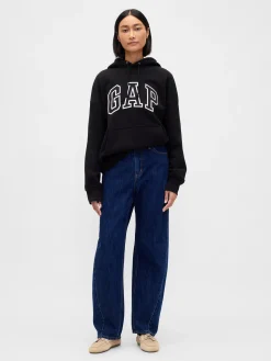 Adult Extra Heavyweight French Terry Oversized Logo Hoodie