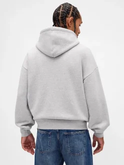Adult Extra Heavyweight French Terry Oversized Logo Hoodie
