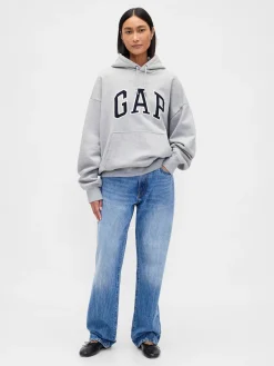 Adult Extra Heavyweight French Terry Oversized Logo Hoodie