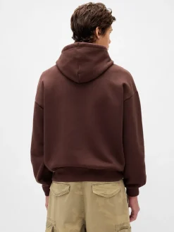 Adult Extra Heavyweight French Terry Oversized Logo Hoodie