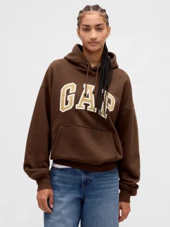 Adult Extra Heavyweight French Terry Oversized Logo Hoodie