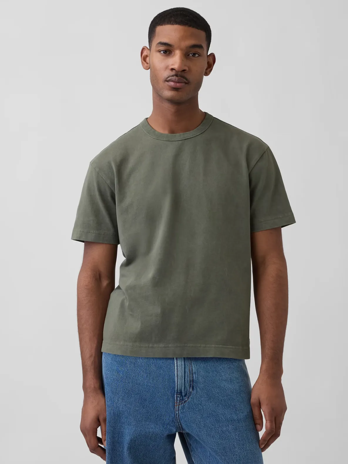 Adult Heavyweight Crop T-Shirt
