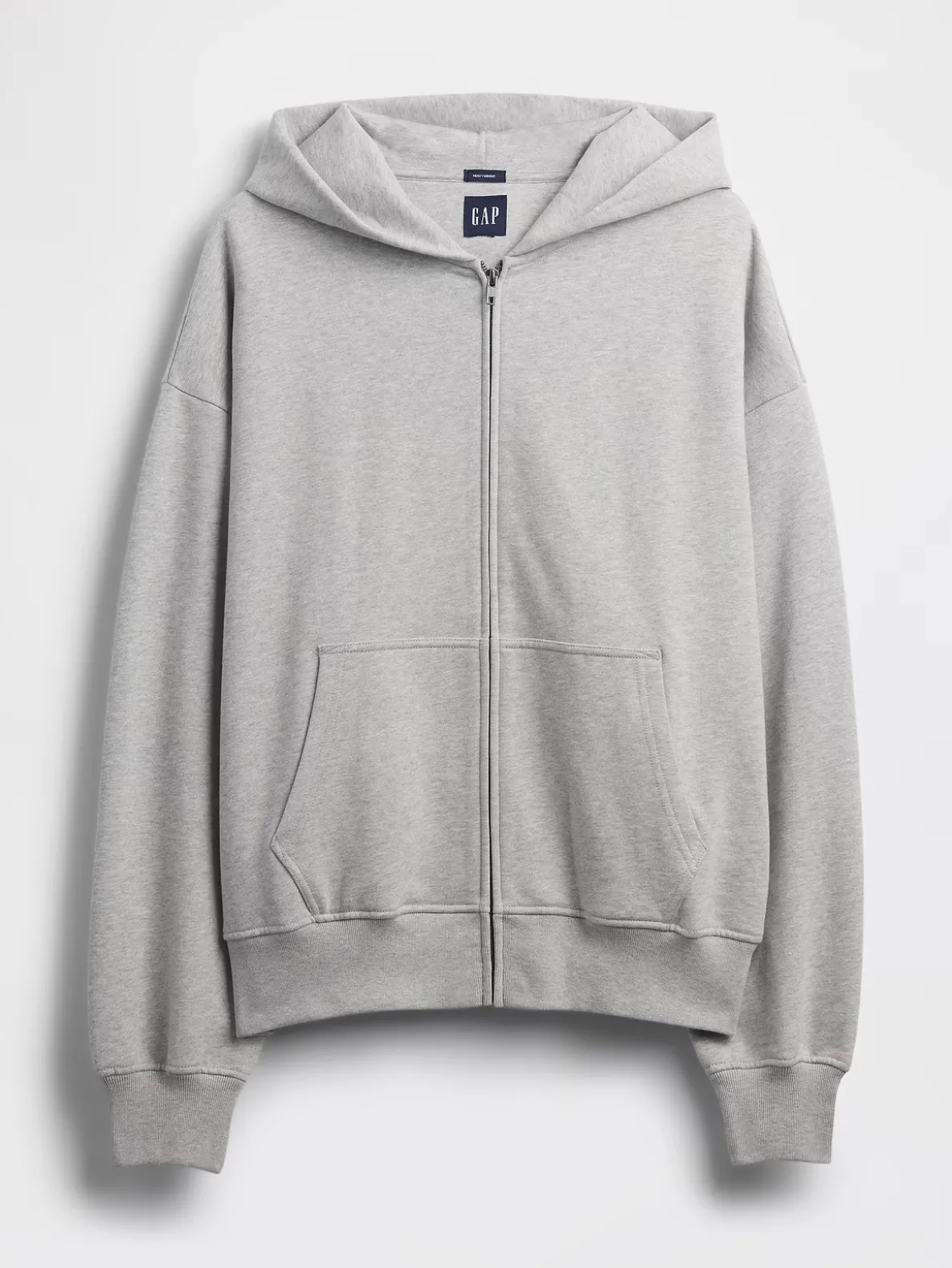 Adult Heavyweight Oversized Zip Hoodie