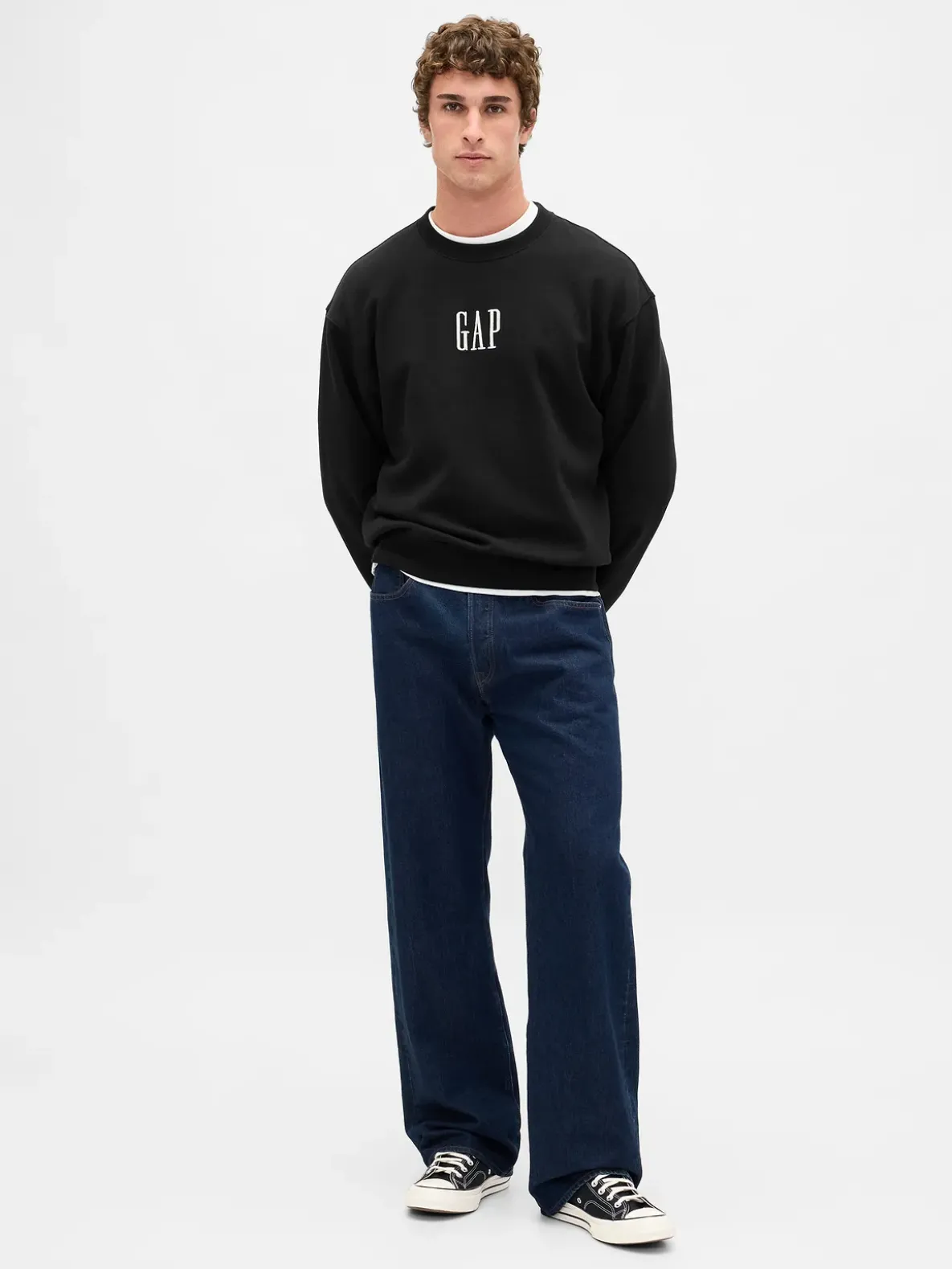 Adult Heavyweight Oversized Logo Sweatshirt