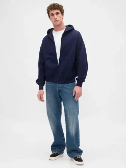 Adult Heavyweight Oversized Zip Hoodie