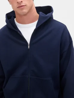 Adult Heavyweight Oversized Zip Hoodie