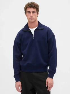 Adult Heavyweight Oversized Quarter-Zip Pullover