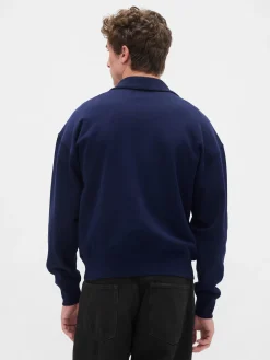 Adult Heavyweight Oversized Quarter-Zip Pullover