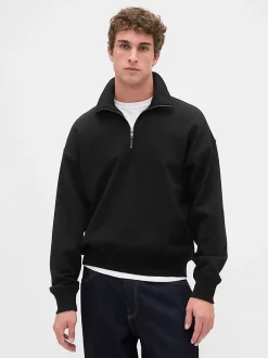 Adult Heavyweight Oversized Quarter-Zip Pullover