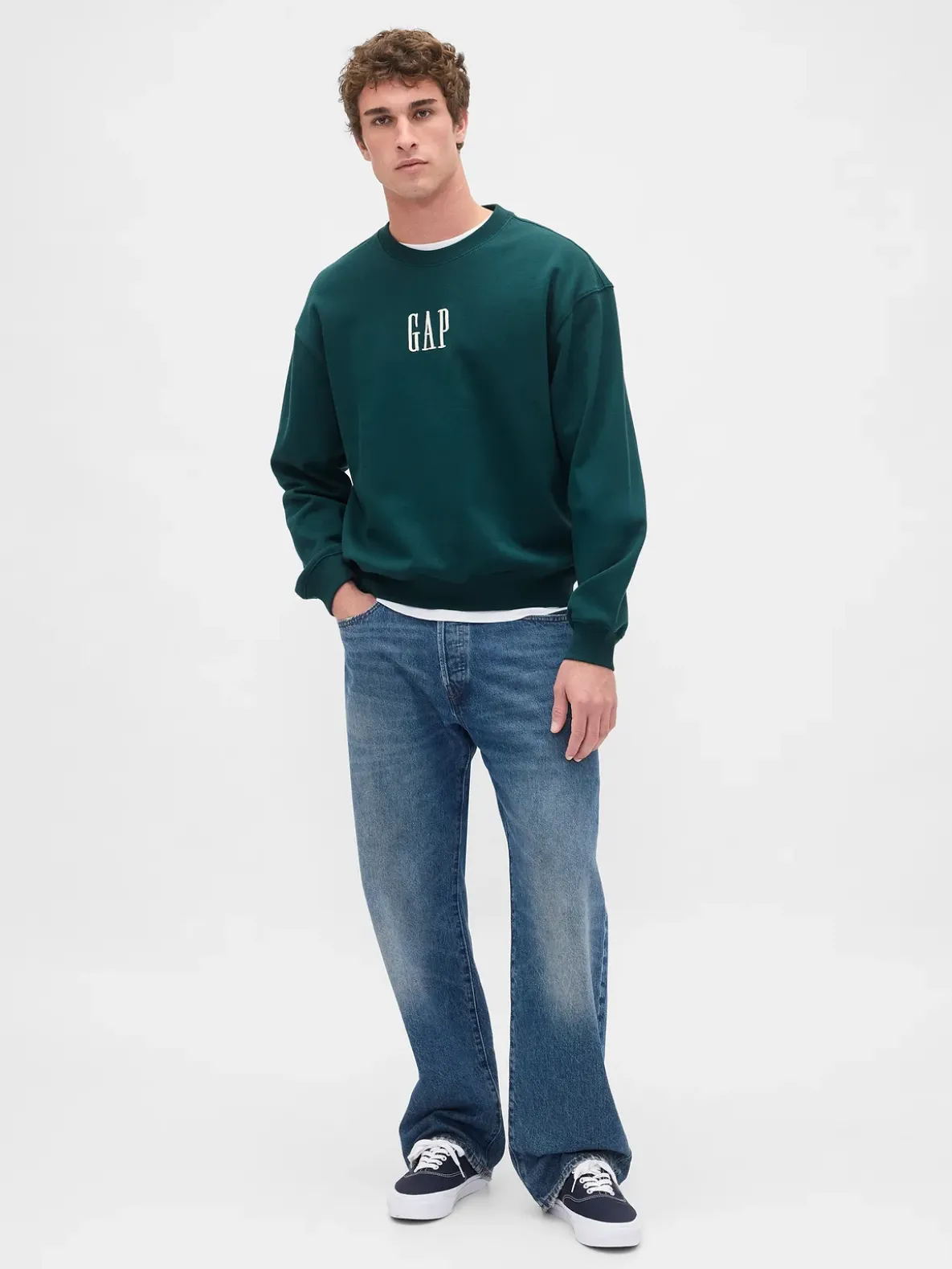 Adult Heavyweight Oversized Logo Sweatshirt