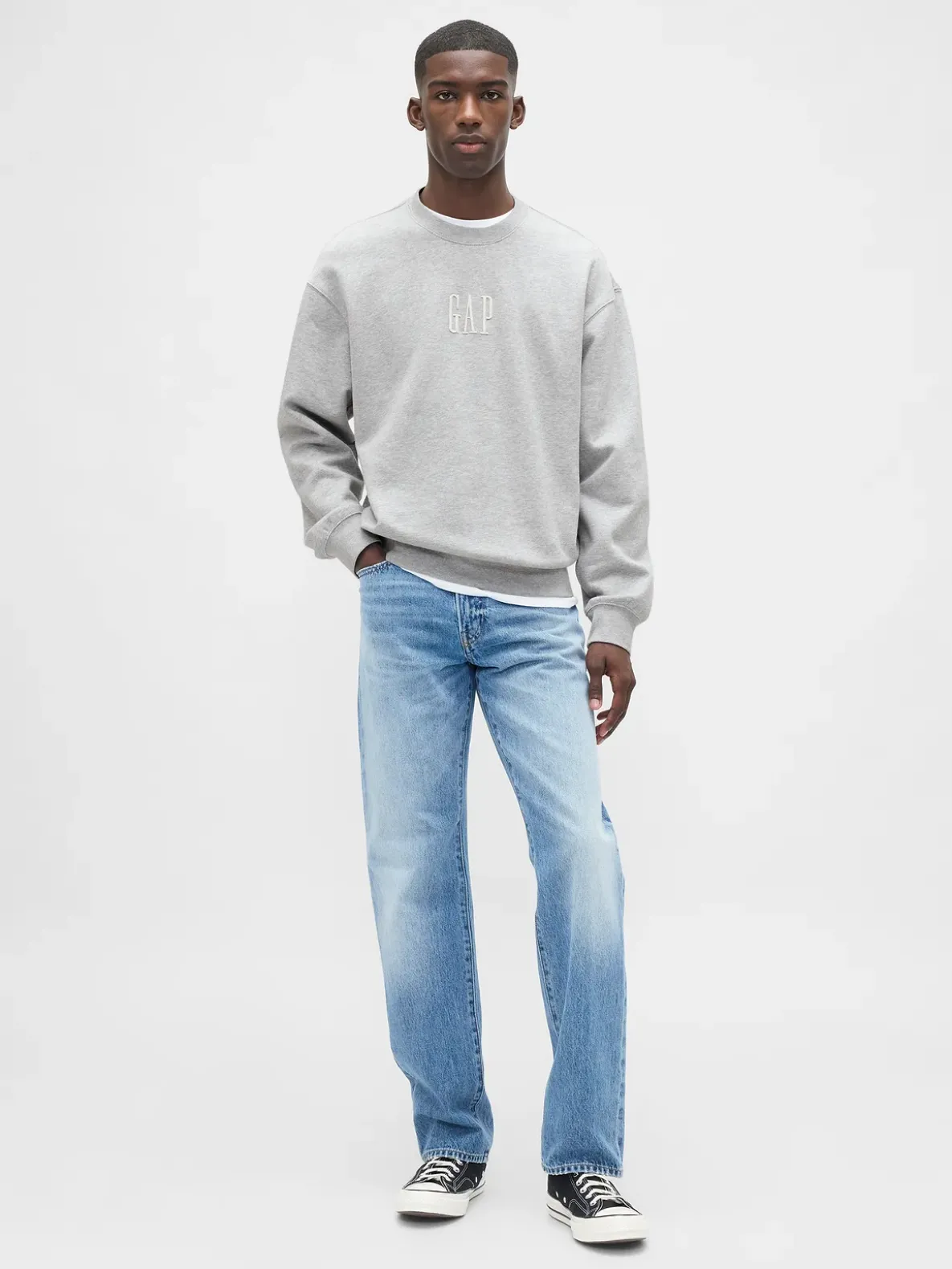 Adult Heavyweight Oversized Logo Sweatshirt