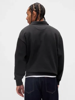 Adult Heavyweight Oversized Polo Sweatshirt