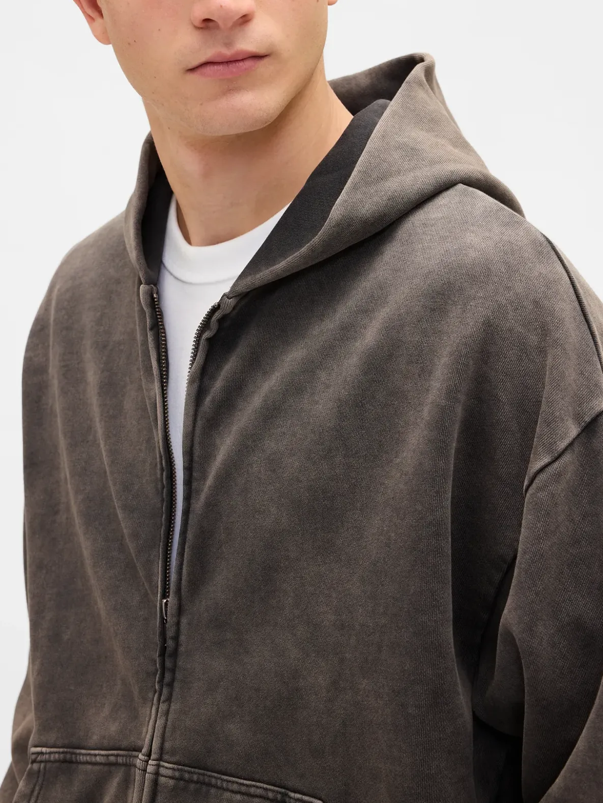 Adult Heavyweight Oversized Zip Hoodie