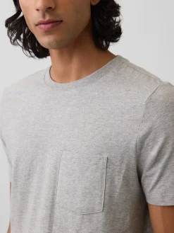 Adult Organic Cotton Pocket T-Shirt
