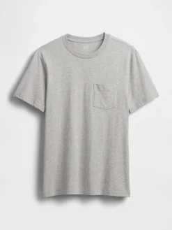 Adult Organic Cotton Pocket T-Shirt