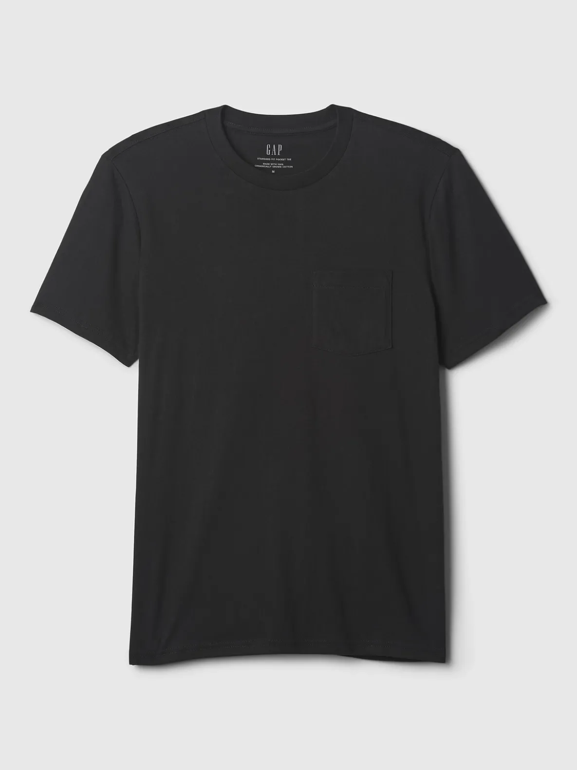 Adult Organic Cotton Pocket T-Shirt