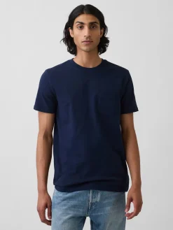 Adult Organic Cotton Pocket T-Shirt