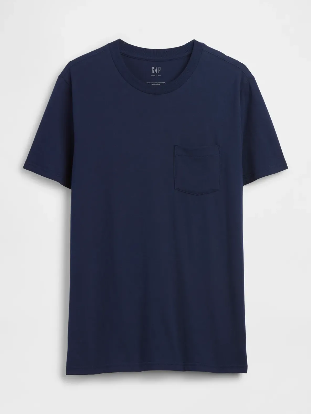 Adult Organic Cotton Pocket T-Shirt