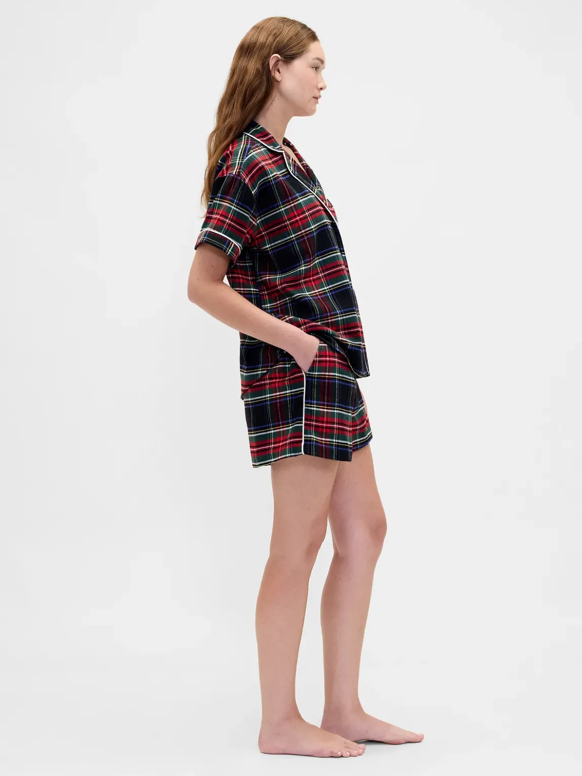 Adult Softest Flannel PJ Short Set
