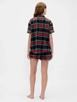 Adult Softest Flannel PJ Short Set