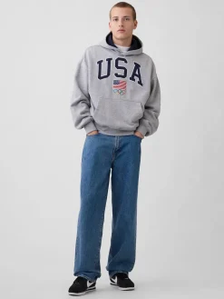 Adult Team USA Heavyweight Oversized Hoodie