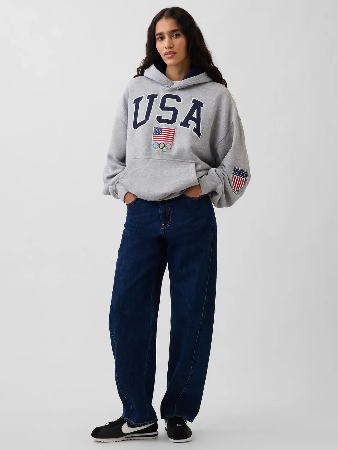Adult Team USA Heavyweight Oversized Hoodie