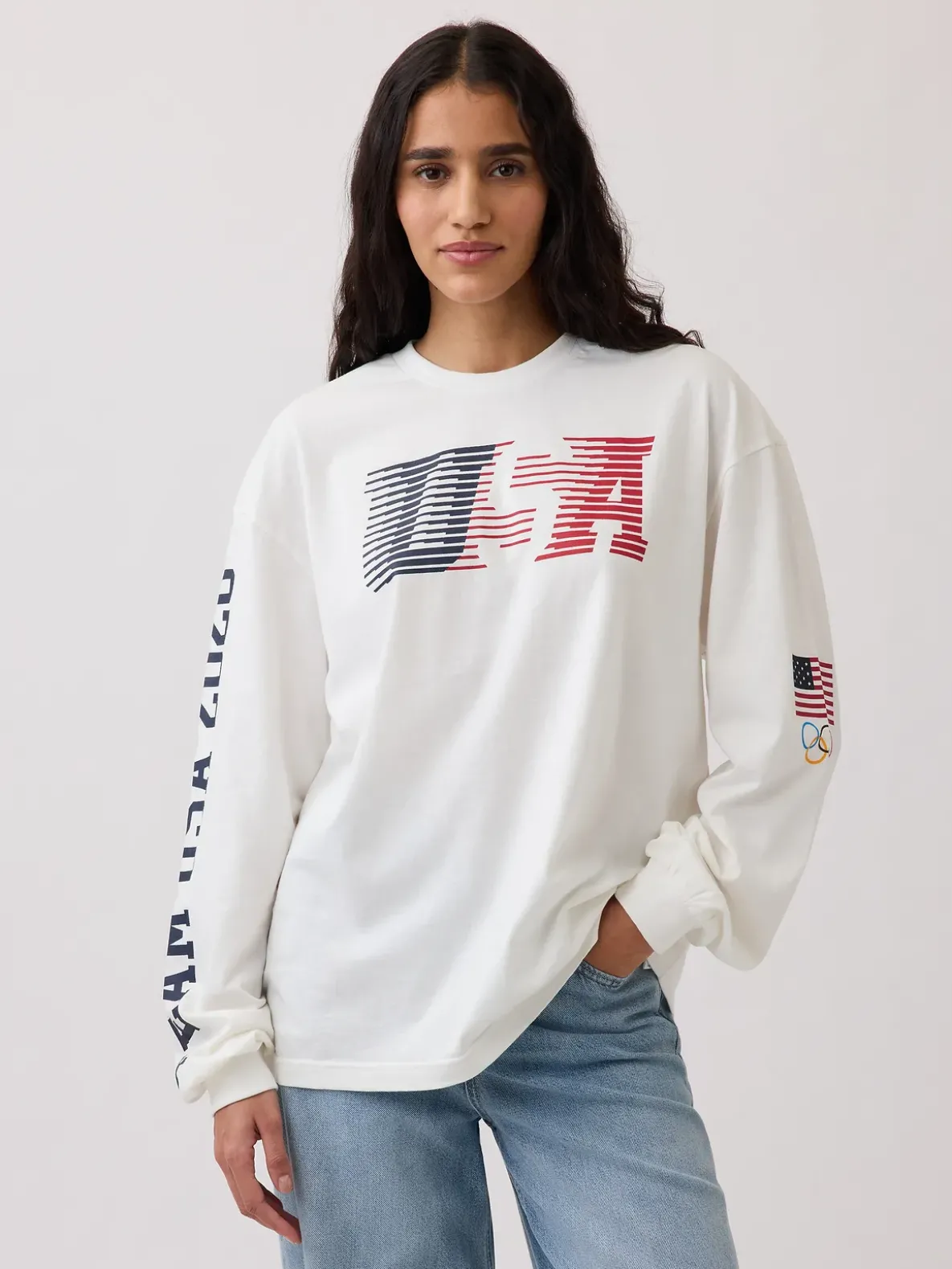 Adult Team USA Oversized Graphic T-Shirt