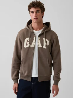 Adult VintageSoft Arch Logo Zip Hoodie