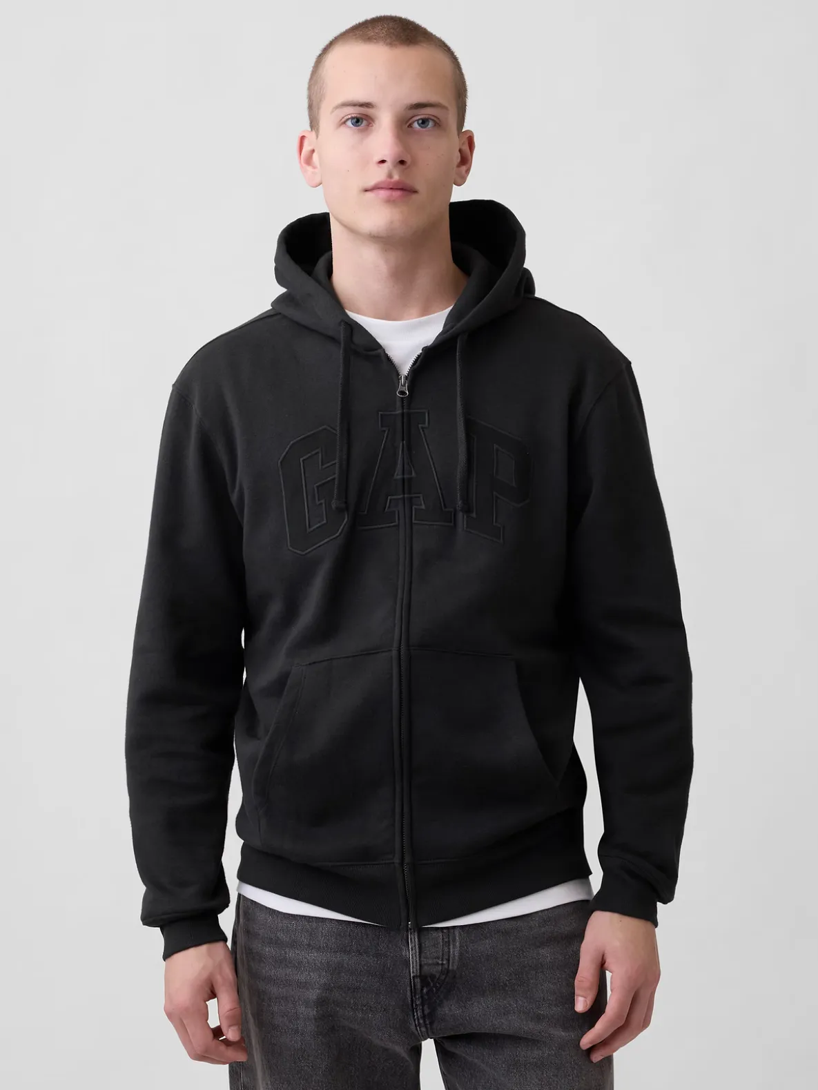 Adult VintageSoft Arch Logo Zip Hoodie