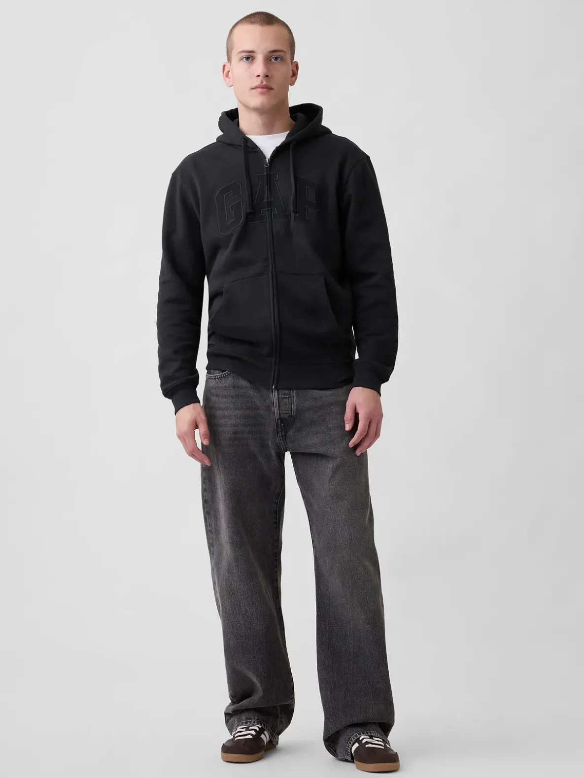 Adult VintageSoft Arch Logo Zip Hoodie