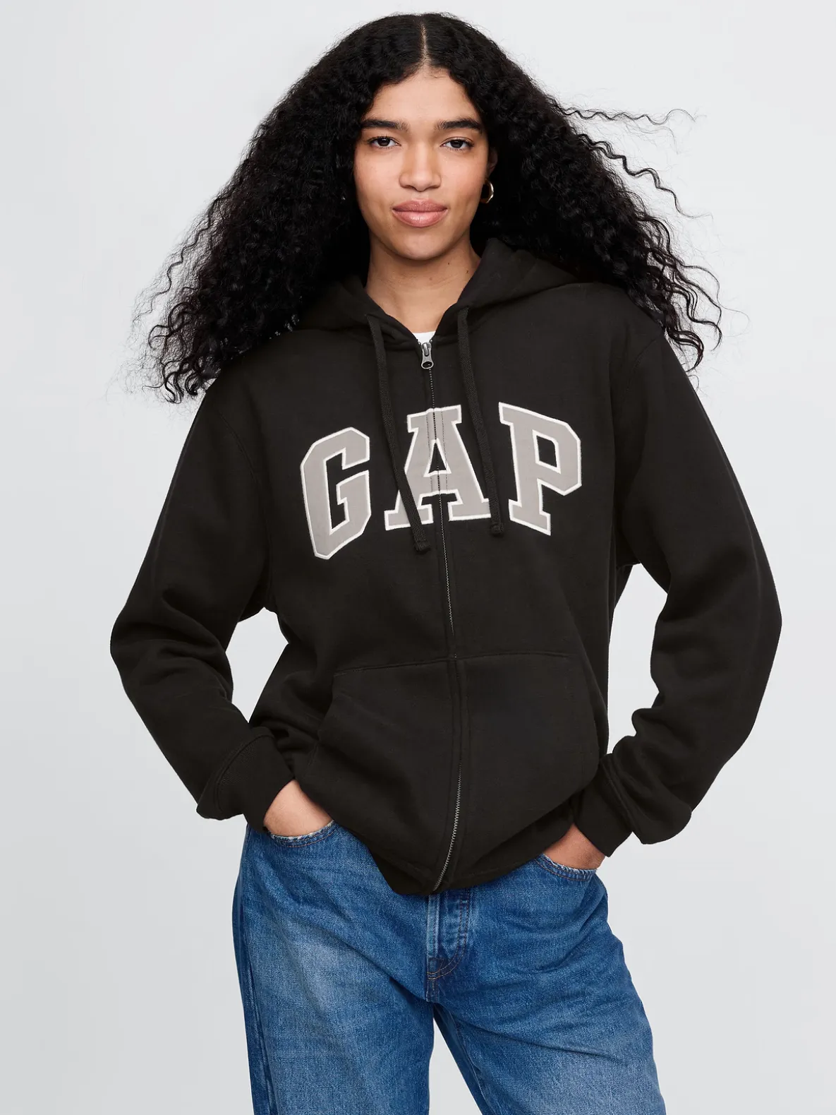 Adult VintageSoft Arch Logo Zip Hoodie