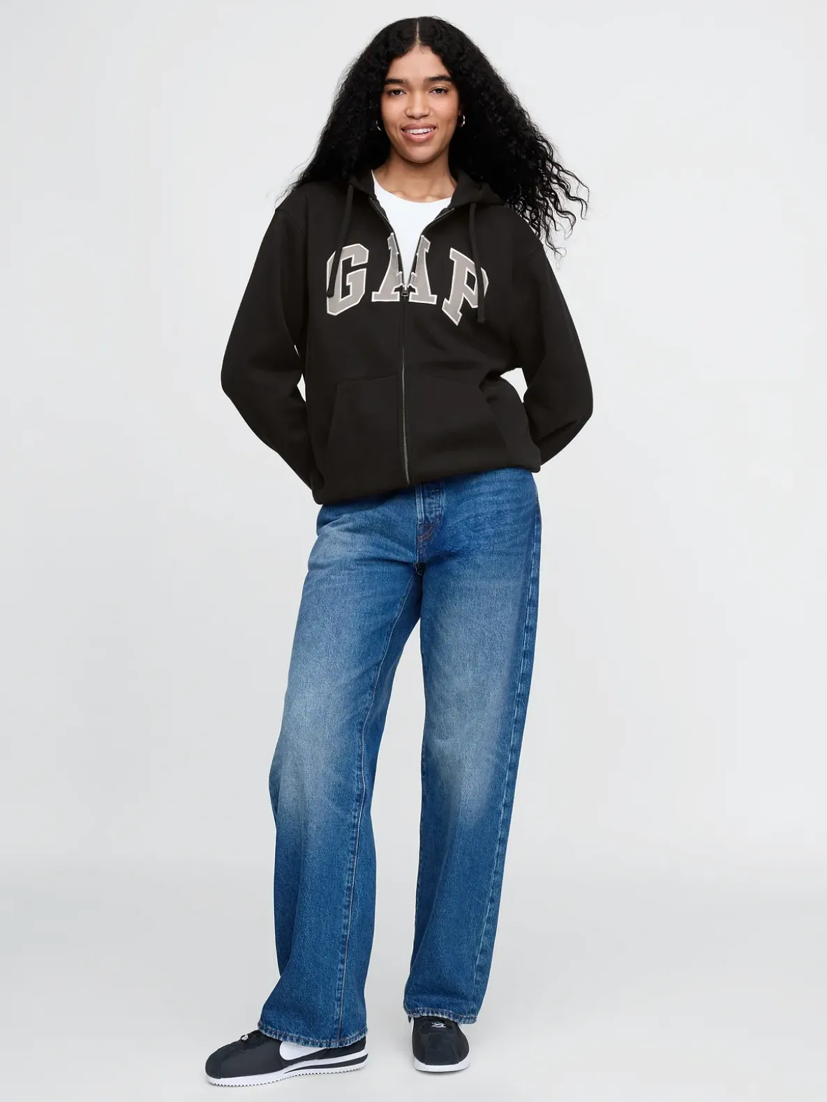 Adult VintageSoft Arch Logo Zip Hoodie