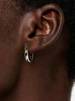 Ana Luisa Giulia Medium Hoop Earrings
