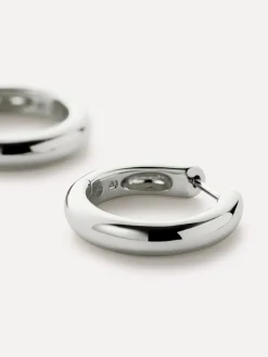 Ana Luisa Giulia Medium Hoop Earrings