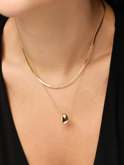 Ana Luisa Gold Mini Pebble Necklace